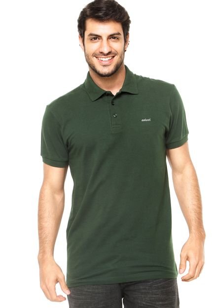 Camisa Polo Manga Curta Colcci Logo Verde - Marca Colcci