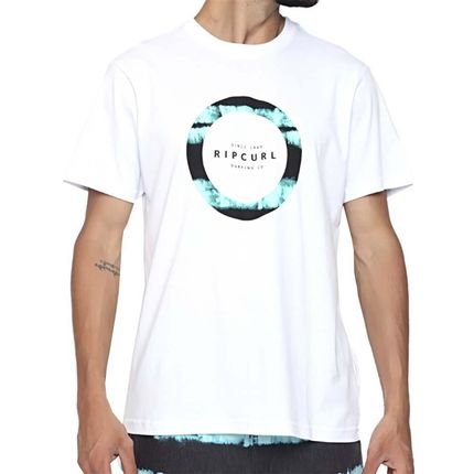 Camiseta Rip Curl Circle 10M Filter Tee Masculina Branco - Marca Rip Curl