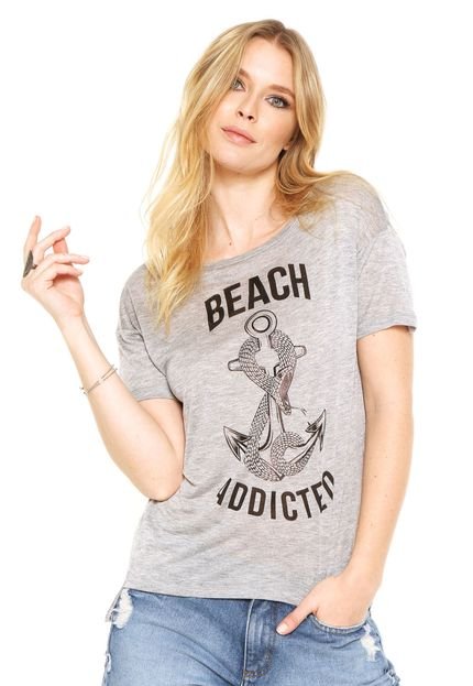 Camiseta Letage Beach Cinza - Marca Letage