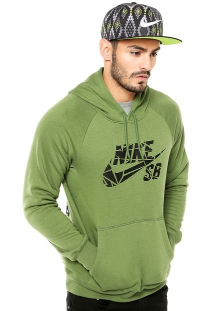Moletom Nike SB Icon Griptape PO Hoodie Verde - Marca Nike SB