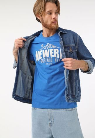 Camiseta New Era Outdoor Azul