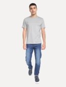 Camiseta Calvin Klein Jeans Masculina Sustainable Outline Sash Logo Cinza - Marca Calvin Klein