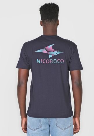 Camiseta Nicoboco Basil Azul-Marinho
