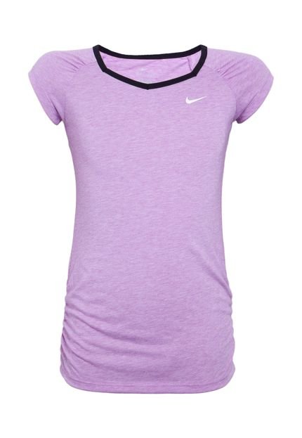 Camiseta Nike Sportswear Infantil DF Cool Roxa - Marca Nike Sportswear