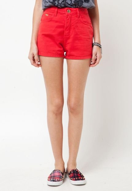 Short Jeans Colcci Taylor Style Vermelho - Marca Colcci