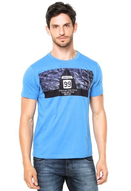 Camiseta Industrie Surf 99 Azul - Marca Industrie