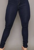 Calça Jeans Feminina com Cinta Modeladora Super Lipo Cintura Alta Azul - Marca ER ESTILO RENOVADO