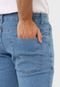 Bermuda Jeans Zune Reta Lisa Azul - Marca Zune