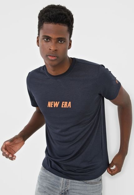 Camiseta New Era Dual Sport Azul-Marinho - Marca New Era