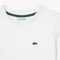 Camiseta Lacoste em jérsei de algodão liso Branco - Marca Lacoste