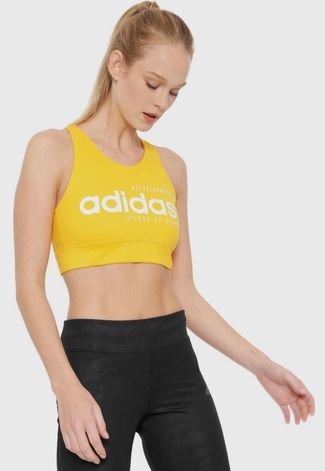 Top adidas Performance W Bb Amarelo - Compre Agora