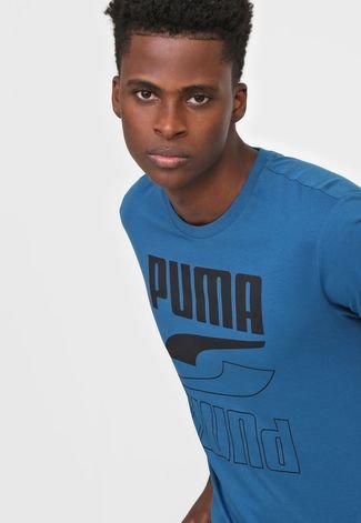 Camiseta Puma Rebel Azul