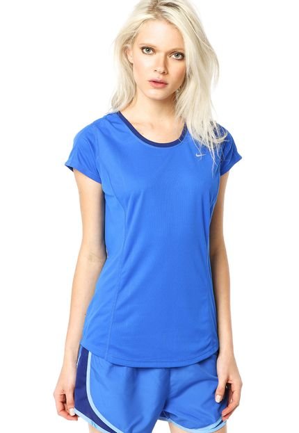 Camiseta Nike Recorte Azul - Marca Nike
