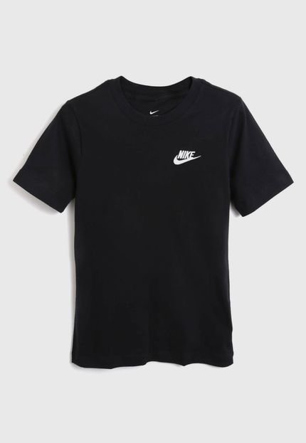 Camiseta Nike Menino Lisa Preto - Marca Nike