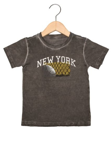 Camiseta Calvin Klein Kids New York Cinza - Marca Calvin Klein Kids