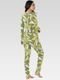 Pijama Feminino Longo Summer Soul Estampado Verde - Marca Summer Soul