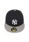 Boné New Era 5950 Side Slide New York Yankees MLB Preto - Marca New Era