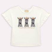 Conjunto Infantil Menina Milon Off White - Marca Milon