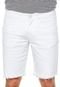 Bermuda Sarja Calvin Klein Jeans Amassados Branca - Marca Calvin Klein Jeans