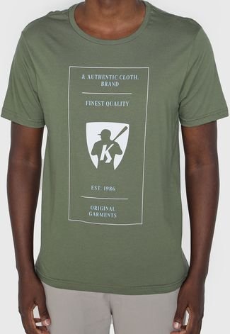 Camiseta Mr Kitsch Lettering Verde