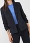 Blazer Vero Moda Liso Azul-Marinho - Marca Vero Moda