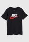 Camiseta Nike Infantil Tee Futura Ic Preta - Marca Nike