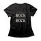 Camiseta Feminina I Wanna Rock - Preto - Marca Studio Geek 