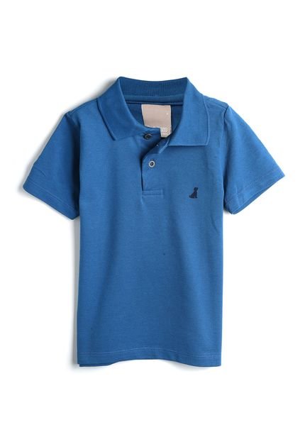 Camiseta Carinhoso Menino Lisa Azul - Marca Carinhoso