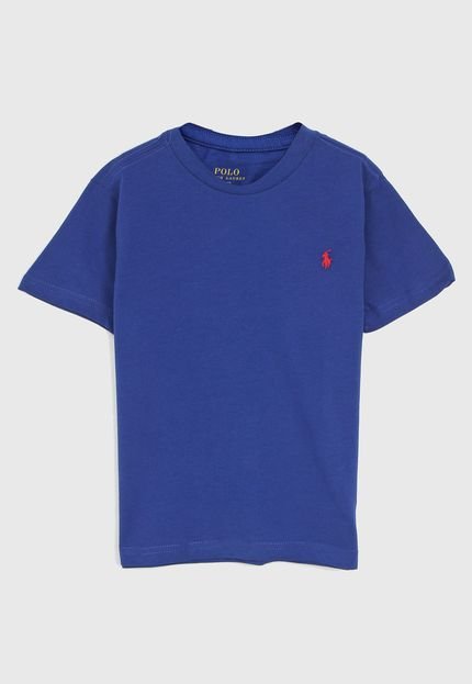 Camiseta Polo Ralph Lauren Infantil Lisa Azul - Marca Polo Ralph Lauren