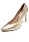 Scarpin Couro Dumond Metalizado Dourado - Marca Dumond