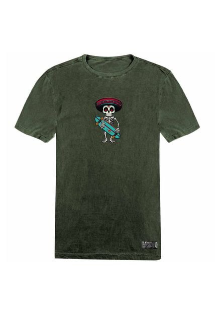 Camiseta Estonada Skull Skate Prime WSS - Marca WSS Brasil