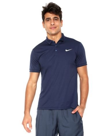 Camisa Polo Nike Dry Polo Team Azul-Marinho