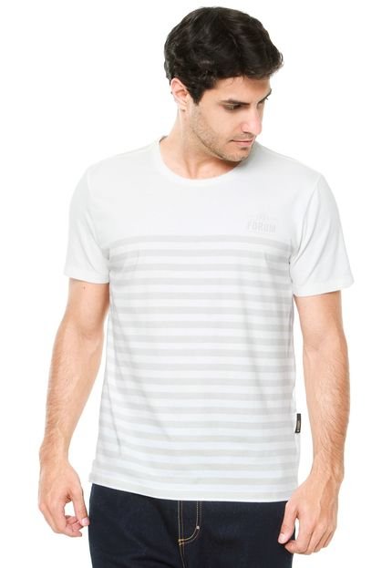 Camiseta Forum Listras Branco - Marca Forum