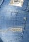 Calça Jeans Sawary Skinny Bordados Azul - Marca Sawary