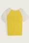 Camiseta Bebê GAP Raglan Amarela - Marca GAP