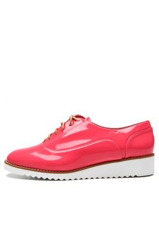 Oxford Flatform DAFITI SHOES Tratorado Rosa