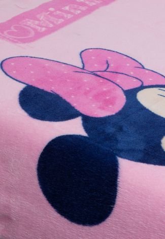 Cobertor Jolitex Disney Minnie Rosa