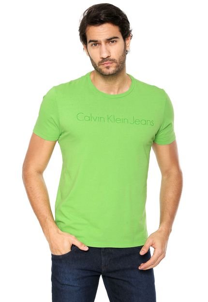Camiseta Calvin Klein Jeans Comfort Verde - Marca Calvin Klein Jeans
