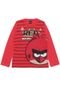 Camiseta Angry Birds Menino Personagens Vermelha - Marca Angry Birds