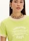 Blusa T-shirt Baby Look Com Estampa E Gola Diferenciada Sport Easy - Marca Sport Easy