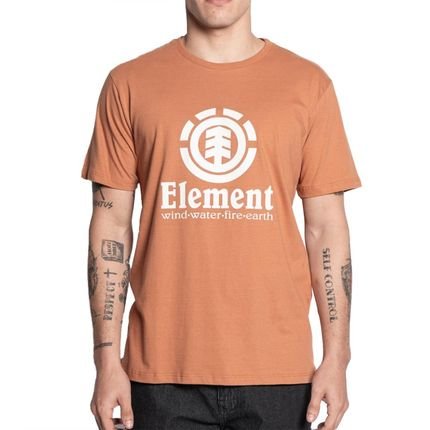 Camiseta Element Vertical Color SM25 Masculina Laranja - Marca Element