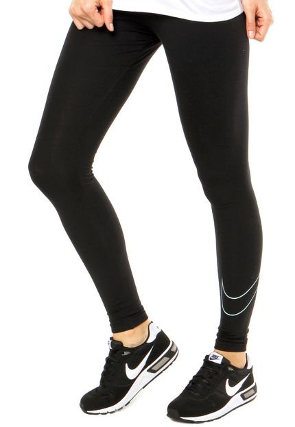 Legging Nike Sportswear Clu Swoosh Preta - Marca Nike Sportswear