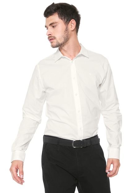 Camisa Forum Reta Smart Off-white - Marca Forum