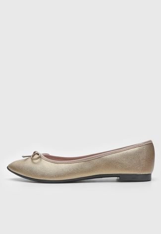 Sapatilha DAFITI SHOES Dourada - Compre Agora