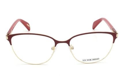 Óculos de Grau Victor Hugo VH1257 0357/53 Vermelho/Dourado - Marca Victor Hugo