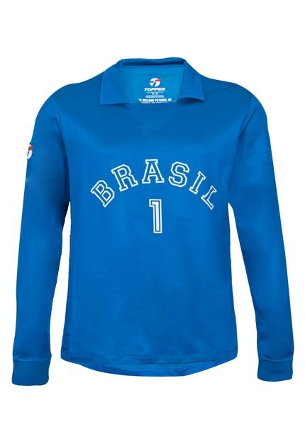 Camisa Topper 1 Brasil Azul - Marca Topper