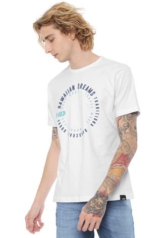 Camiseta HD Estampada Swirl Branca