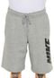 Short Nike Sportswear Fleece Gx Cinza - Marca Nike Sportswear