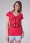 Blusa Pink Connection Peace Rosa - Marca Pink Connection
