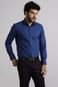 Camisa Social Slim Fit - Azul Marinho 47 HIGHSTIL - Marca HIGHSTIL